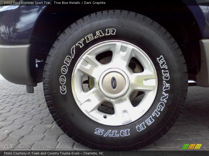 True Blue Metallic / Dark Graphite 2002 Ford Explorer Sport Trac