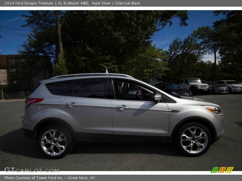 Ingot Silver / Charcoal Black 2014 Ford Escape Titanium 1.6L EcoBoost 4WD