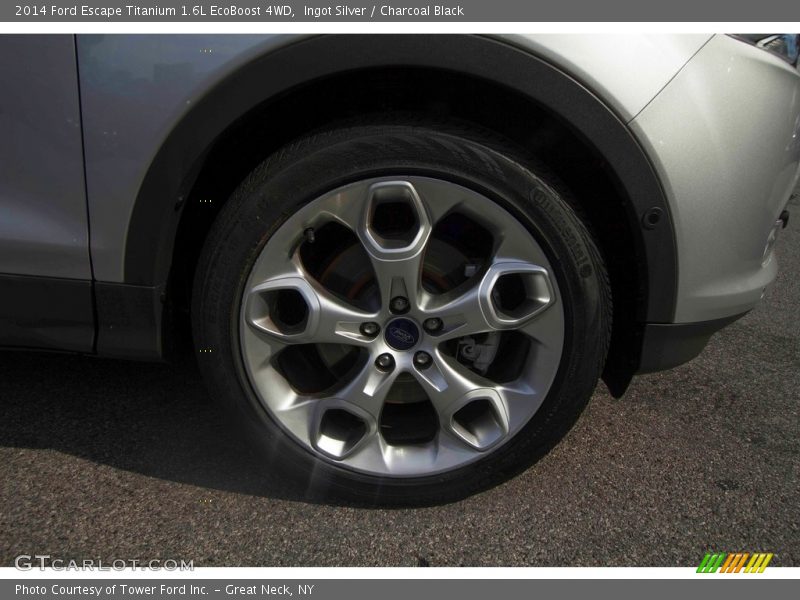 Ingot Silver / Charcoal Black 2014 Ford Escape Titanium 1.6L EcoBoost 4WD