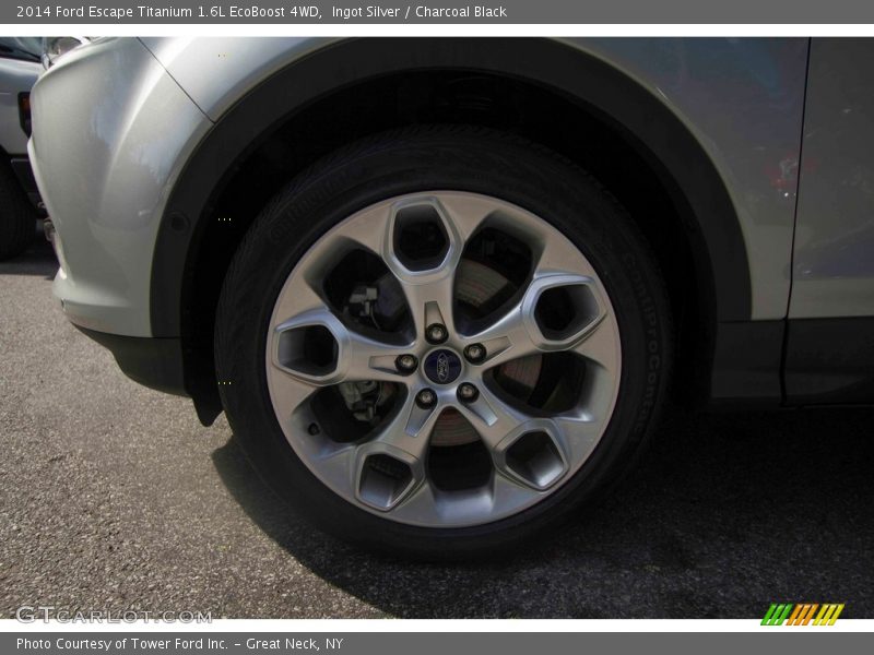Ingot Silver / Charcoal Black 2014 Ford Escape Titanium 1.6L EcoBoost 4WD