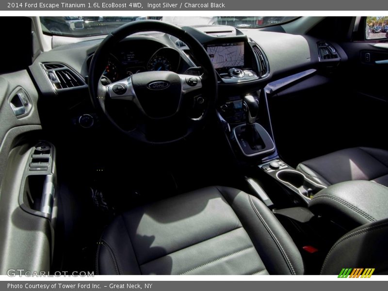Ingot Silver / Charcoal Black 2014 Ford Escape Titanium 1.6L EcoBoost 4WD