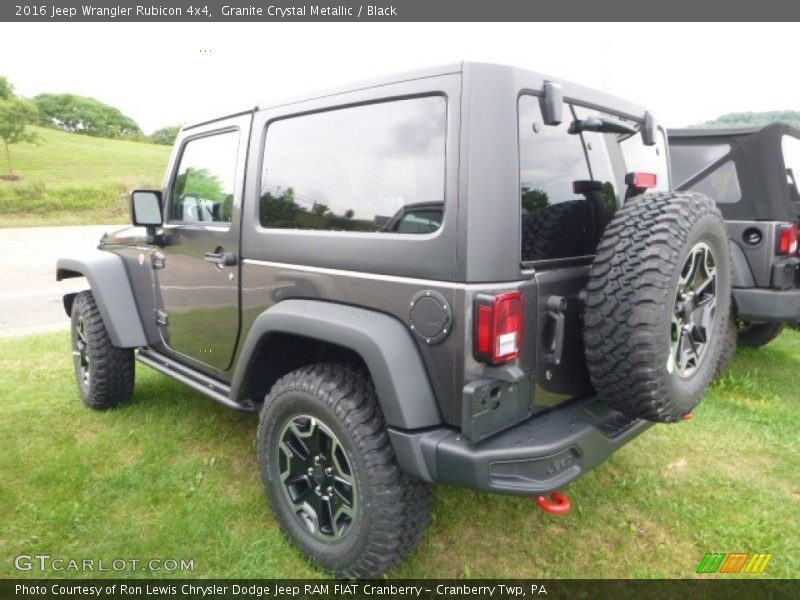 Granite Crystal Metallic / Black 2016 Jeep Wrangler Rubicon 4x4