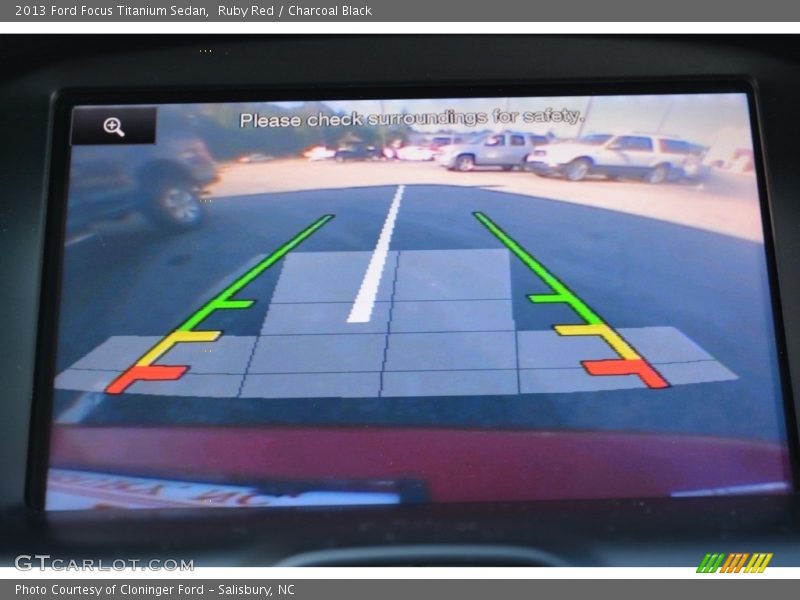 Ruby Red / Charcoal Black 2013 Ford Focus Titanium Sedan