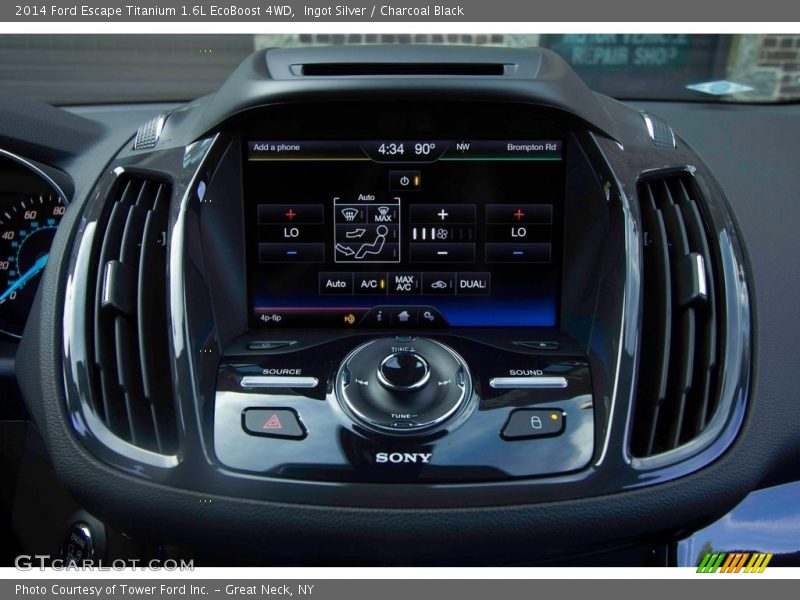 Ingot Silver / Charcoal Black 2014 Ford Escape Titanium 1.6L EcoBoost 4WD