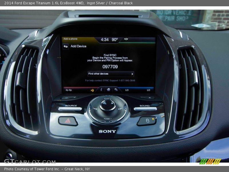 Ingot Silver / Charcoal Black 2014 Ford Escape Titanium 1.6L EcoBoost 4WD