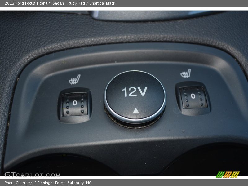 Ruby Red / Charcoal Black 2013 Ford Focus Titanium Sedan