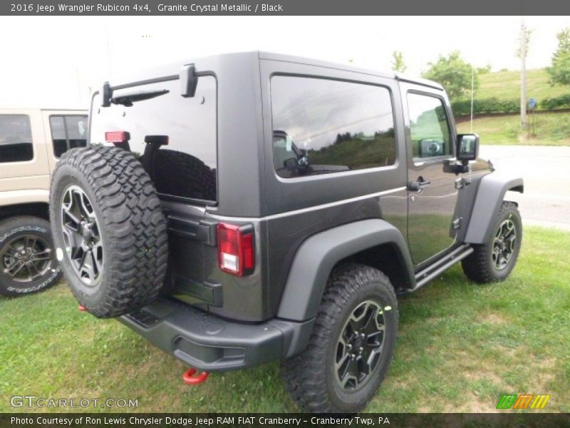 Granite Crystal Metallic / Black 2016 Jeep Wrangler Rubicon 4x4