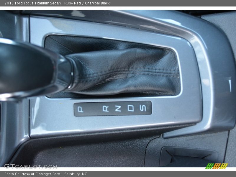 Ruby Red / Charcoal Black 2013 Ford Focus Titanium Sedan