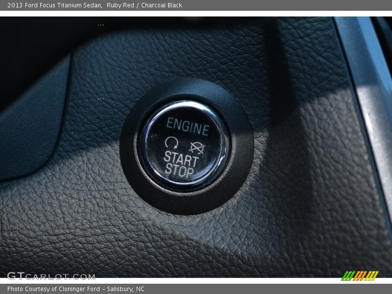 Ruby Red / Charcoal Black 2013 Ford Focus Titanium Sedan
