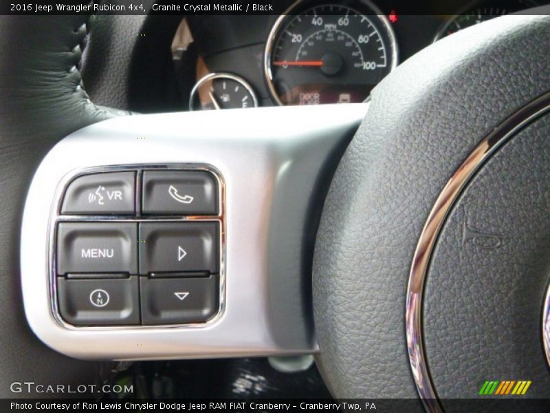 Granite Crystal Metallic / Black 2016 Jeep Wrangler Rubicon 4x4