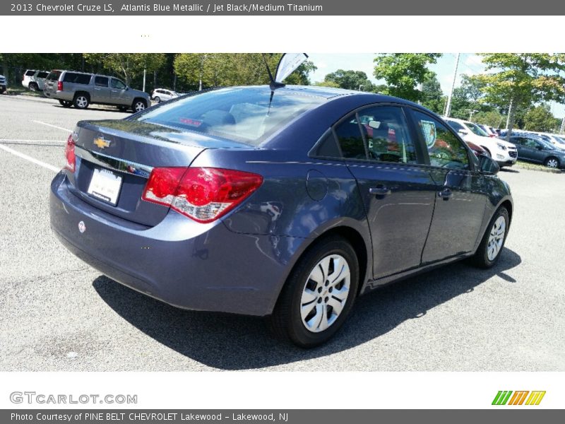 Atlantis Blue Metallic / Jet Black/Medium Titanium 2013 Chevrolet Cruze LS