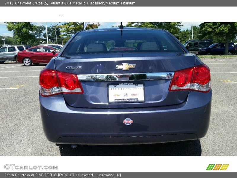 Atlantis Blue Metallic / Jet Black/Medium Titanium 2013 Chevrolet Cruze LS