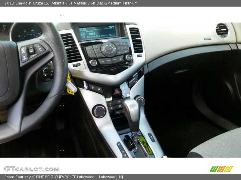 Atlantis Blue Metallic / Jet Black/Medium Titanium 2013 Chevrolet Cruze LS