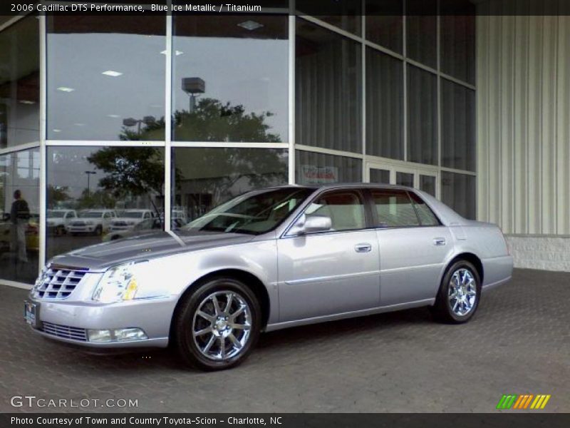 Blue Ice Metallic / Titanium 2006 Cadillac DTS Performance