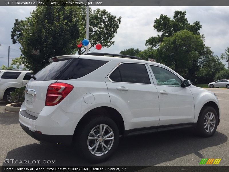 Summit White / Jet Black 2017 Chevrolet Equinox LT AWD