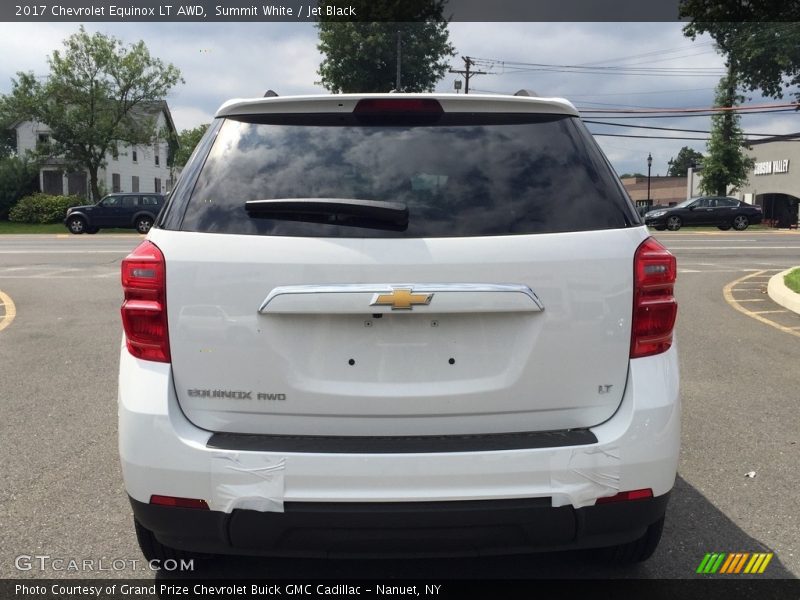Summit White / Jet Black 2017 Chevrolet Equinox LT AWD