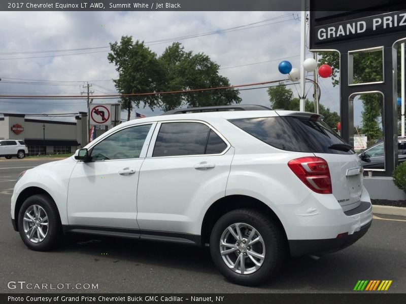 Summit White / Jet Black 2017 Chevrolet Equinox LT AWD