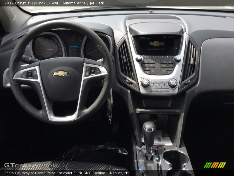 Summit White / Jet Black 2017 Chevrolet Equinox LT AWD