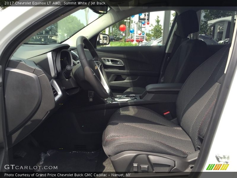 Summit White / Jet Black 2017 Chevrolet Equinox LT AWD