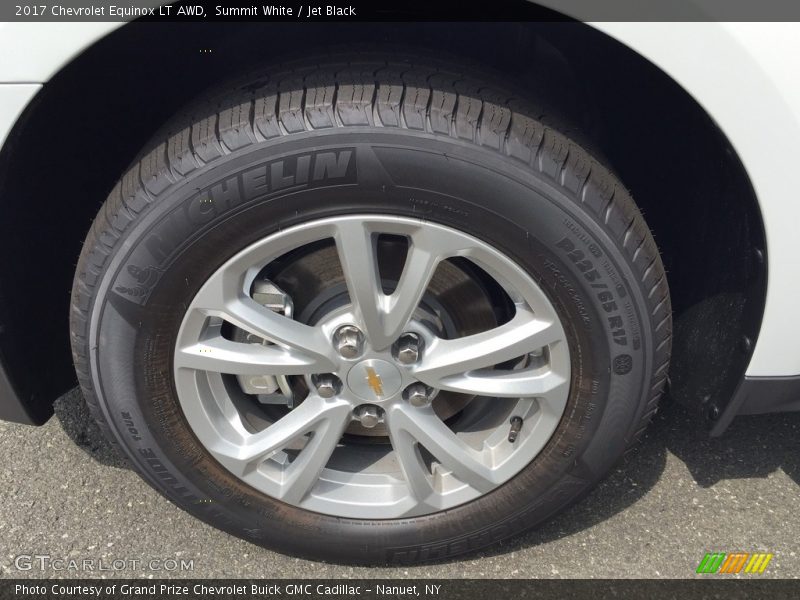 Summit White / Jet Black 2017 Chevrolet Equinox LT AWD