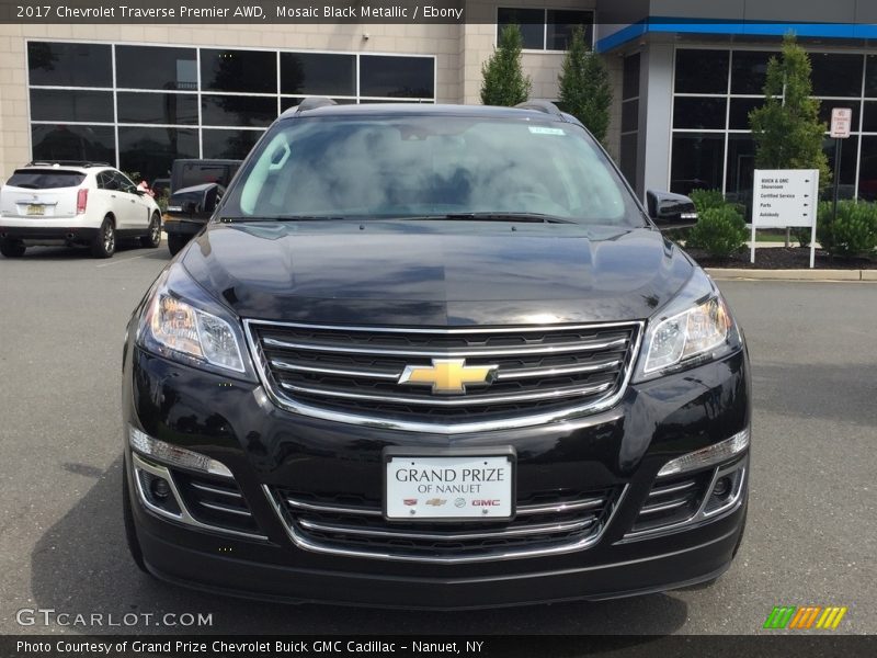 Mosaic Black Metallic / Ebony 2017 Chevrolet Traverse Premier AWD
