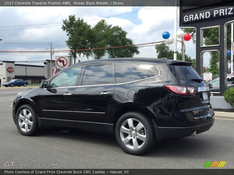 Mosaic Black Metallic / Ebony 2017 Chevrolet Traverse Premier AWD