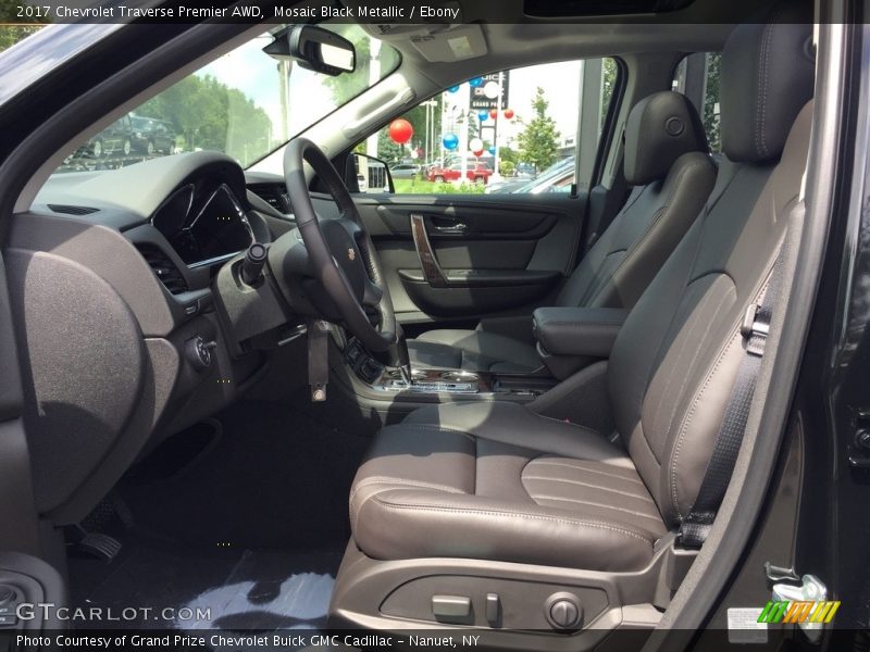 Mosaic Black Metallic / Ebony 2017 Chevrolet Traverse Premier AWD
