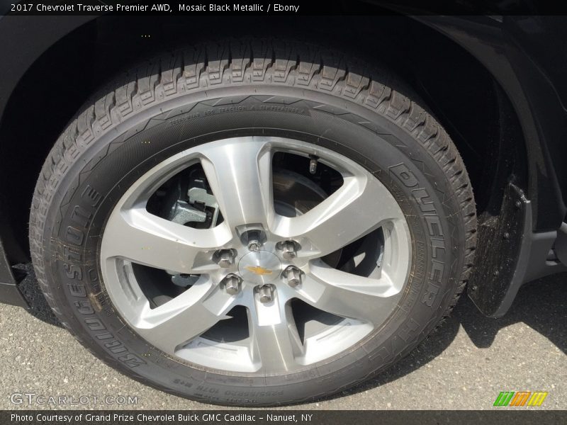 Mosaic Black Metallic / Ebony 2017 Chevrolet Traverse Premier AWD