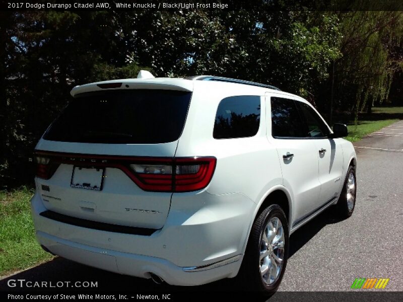 White Knuckle / Black/Light Frost Beige 2017 Dodge Durango Citadel AWD