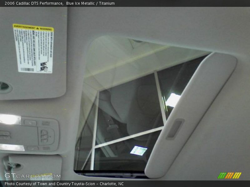 Blue Ice Metallic / Titanium 2006 Cadillac DTS Performance