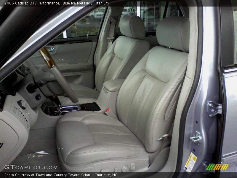 Blue Ice Metallic / Titanium 2006 Cadillac DTS Performance