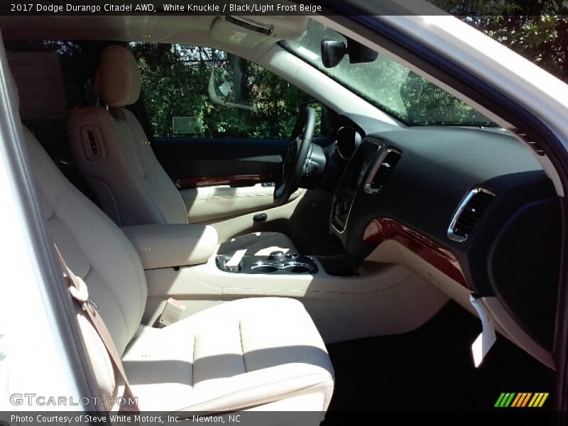 White Knuckle / Black/Light Frost Beige 2017 Dodge Durango Citadel AWD