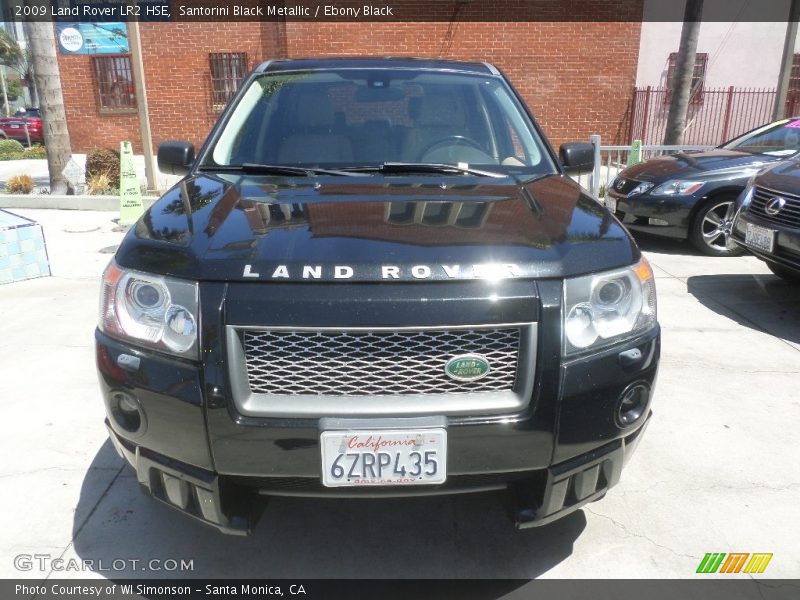 Santorini Black Metallic / Ebony Black 2009 Land Rover LR2 HSE