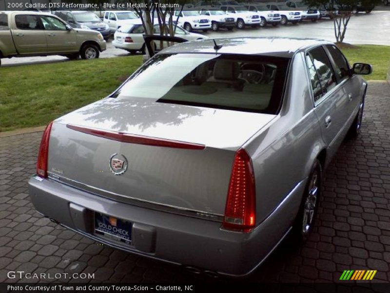 Blue Ice Metallic / Titanium 2006 Cadillac DTS Performance