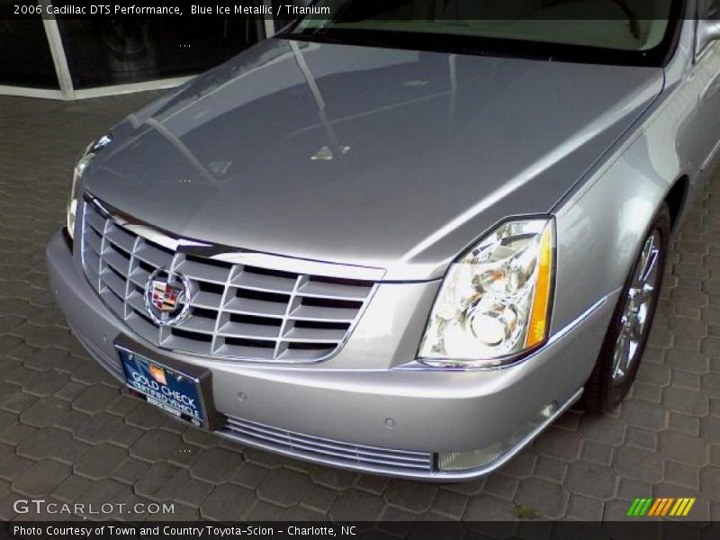 Blue Ice Metallic / Titanium 2006 Cadillac DTS Performance