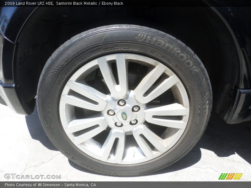 Santorini Black Metallic / Ebony Black 2009 Land Rover LR2 HSE