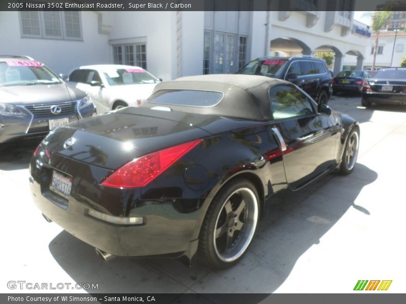 Super Black / Carbon 2005 Nissan 350Z Enthusiast Roadster