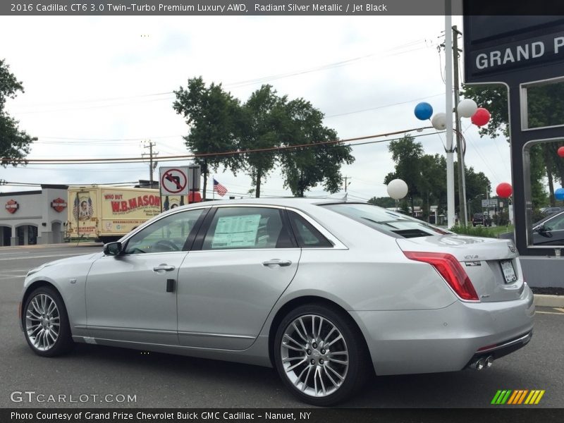 Radiant Silver Metallic / Jet Black 2016 Cadillac CT6 3.0 Twin-Turbo Premium Luxury AWD