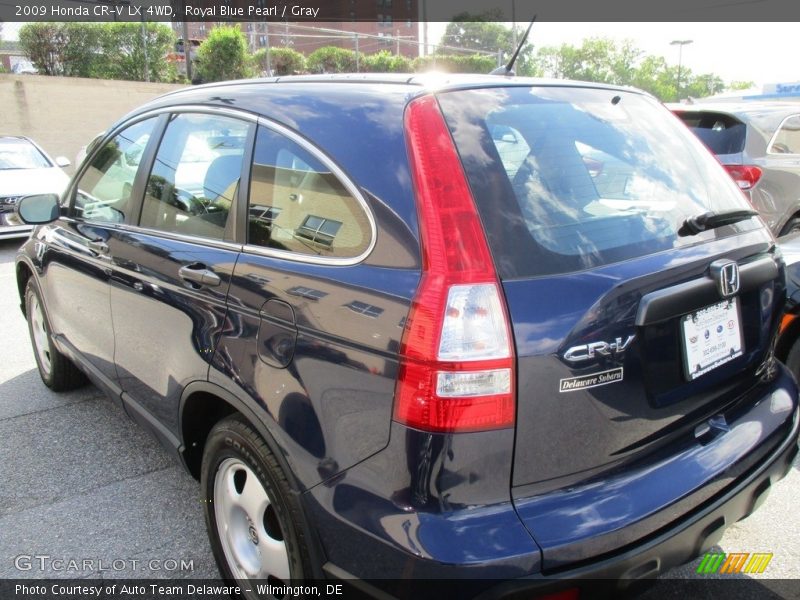 Royal Blue Pearl / Gray 2009 Honda CR-V LX 4WD