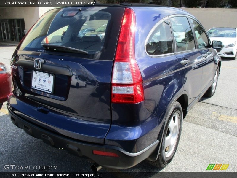 Royal Blue Pearl / Gray 2009 Honda CR-V LX 4WD