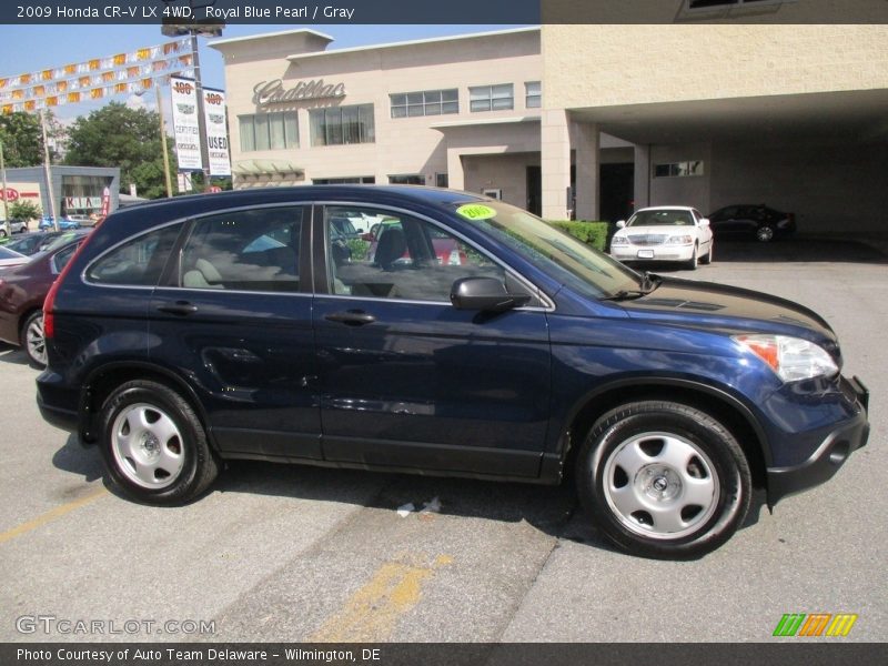 Royal Blue Pearl / Gray 2009 Honda CR-V LX 4WD