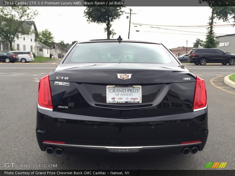 Black Raven / Jet Black 2016 Cadillac CT6 3.6 Premium Luxury AWD