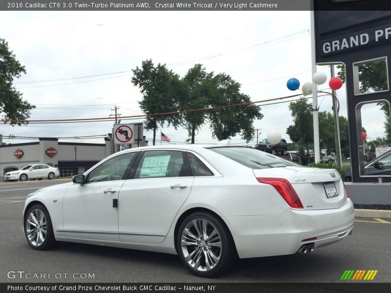 Crystal White Tricoat / Very Light Cashmere 2016 Cadillac CT6 3.0 Twin-Turbo Platinum AWD