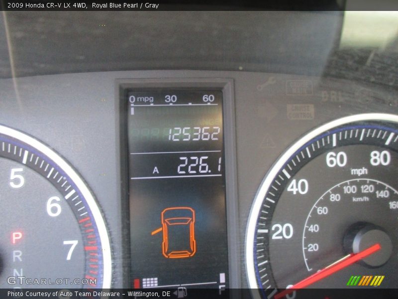 Royal Blue Pearl / Gray 2009 Honda CR-V LX 4WD