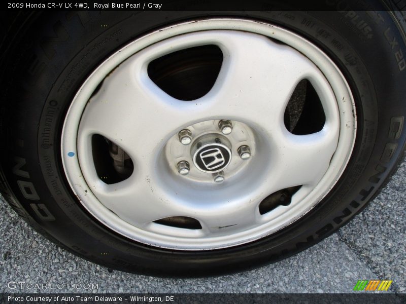 Royal Blue Pearl / Gray 2009 Honda CR-V LX 4WD