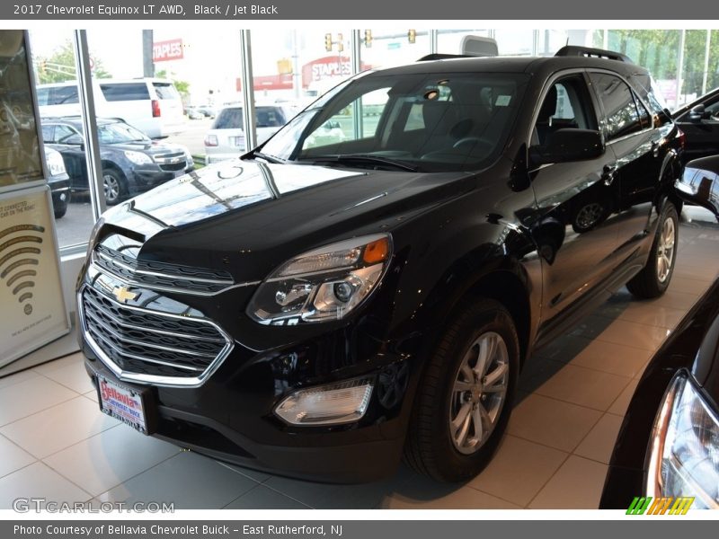Black / Jet Black 2017 Chevrolet Equinox LT AWD