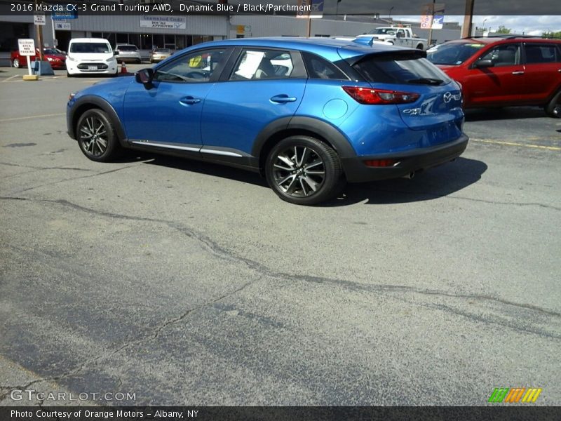 Dynamic Blue / Black/Parchment 2016 Mazda CX-3 Grand Touring AWD