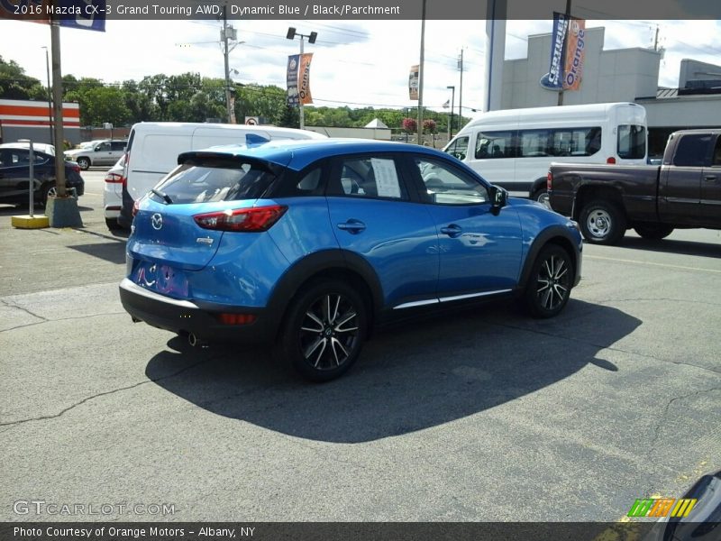 Dynamic Blue / Black/Parchment 2016 Mazda CX-3 Grand Touring AWD