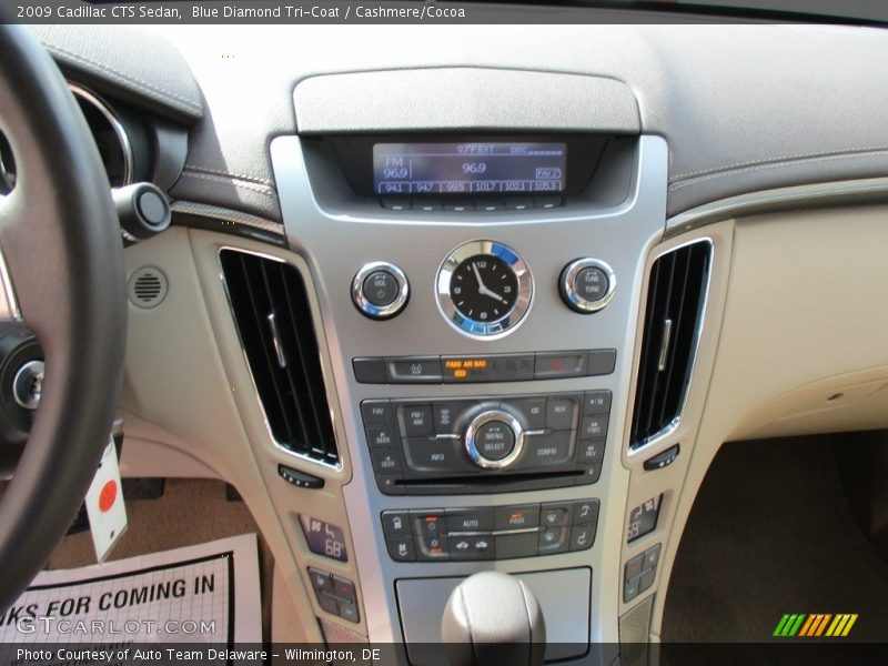 Blue Diamond Tri-Coat / Cashmere/Cocoa 2009 Cadillac CTS Sedan