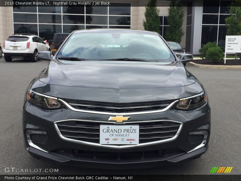 Nightfall Gray Metallic / Jet Black 2016 Chevrolet Malibu LT